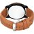HRV Men's Round Dial Black Strap Analog Watch