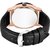HRV Men's Round Dial Rose Gold Strap Analog Watch
