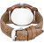 HRV Men's Round Dial Brown Strap Analog Watch