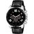 HRV Men's Round Dial Black Strap Analog Watch