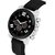 HRV Men's Round Dial Black Strap Analog Watch