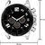 HRV Men's Round Dial Black Strap Analog Watch