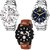 HRV Men's Round Dial Multi Strap Analog Watch