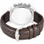 HRV Men's Round Dial Silver Strap Analog Watch