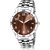 HRV Men's Round Dial Silver Strap Analog Watch
