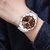 HRV Men's Round Dial Silver Strap Analog Watch