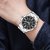 HRV Men's Round Dial Silver Strap Analog Watch
