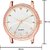 HRV Men's Round Dial Rose Gold Strap Analog Watch