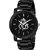HRV Men's Round Dial Black Strap Analog Watch