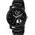 HRV Men's Round Dial Black Strap Analog Watch