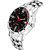 HRV Men's Round Dial Silver Strap Analog Watch