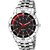 HRV Men's Round Dial Silver Strap Analog Watch
