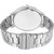 HRV Men's Round Dial Silver Strap Analog Watch