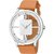HRV Men's Round Dial Silver Strap Analog Watch