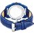 HRV Men's Round Dial Blue Strap Analog Watch