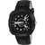 HRV Men's Round Dial Black Strap Analog Watch