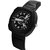 HRV Men's Round Dial Black Strap Analog Watch