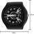 HRV Men's Round Dial Black Strap Analog Watch