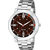 HRV Men's Round Dial Silver Strap Analog Watch