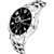HRV Men's Round Dial Silver Strap Analog Watch