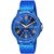HRV Men Blue Round Dial Strap Analog Watch
