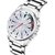 HRV Men's Round Dial Silver Strap Analog Watch
