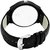 HRV Men's Round Dial Black Strap Analog Watch