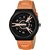 HRV Men's Round Dial Black Strap Analog Watch