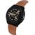 HRV Men's Round Dial Black Strap Analog Watch