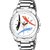 HRV Men's Round Dial Silver Strap Analog Watch