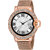 HRV Men's Round Dial Rose Gold Strap Analog Watch