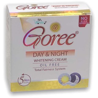 GOREE CREAM DAY  NIGHT WHITENING CREAM OIL FREE  30g