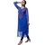 Womens Lucknowi Chikankari Kurti With Fascinating Multi Color Blend Embroid