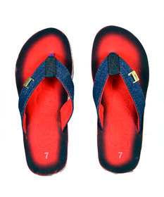 Crazy Bunny Men Red Casual Flip Flop