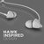 boAt BassHeads 100 In the Ear Wired Headset (White)