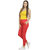 Queenley Fitting Jeggings  Red High Quality Stretchable Rayon Fabric Jeans