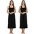GOWN SLIP COMBO (2 BLACK)