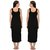 GOWN SLIP COMBO (2 BLACK)