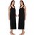 GOWN SLIP COMBO (2 BLACK)