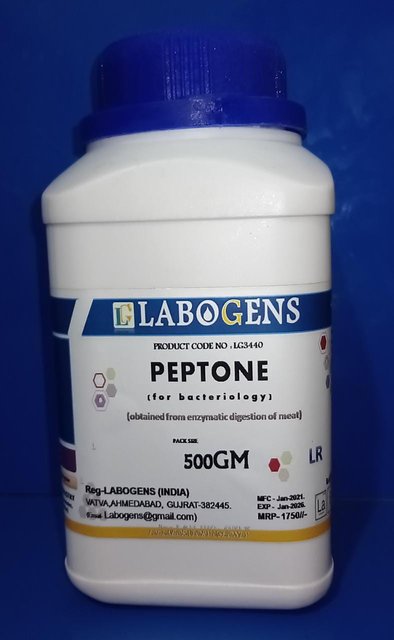 Buy LABOGENS PEPTONE (FOR BACTERIOLOGY) 500GM Online - Get 14% Off