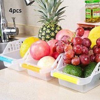 Storage Box - Plastic Storage Box for Kitchen (Pack of 4)