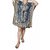 Ukal Women Sleepwear Beach Gown Nighty Dress Maxi Short Kaftan (Material Multicolor)