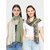Get Wrapped Ombre & a Printed Scarves Combo for Women - Combo Pack of 2