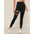 Stretchable Women's / Girl's Single Block Cross Mesh Net  Legging Tight's  Gym Wear Yoga Wear Sport's Wear