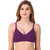 Fasense Women's Cotton Solid Color Wire Free Non Padded Bra (Pack of 3)