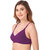 Fasense Women's Cotton Solid Color Wire Free Non Padded Bra (Pack of 3)