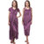 Fasense women satin nightwear sleepwear nighty with robe set SR002