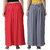 PT LEGGINGS Beautiful Reyon Plazzo for women free size(Gajri,Grey)
