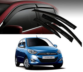 Auto Lite door visor set for  Hyundai I10 old model only non breakable injection molding Genuine ABS plastic
