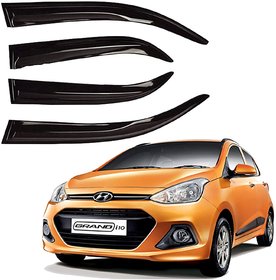 Auto Lite door visor set for  Hyundai Grand I10 Grand only non breakable injection molding Genuine ABS plastic